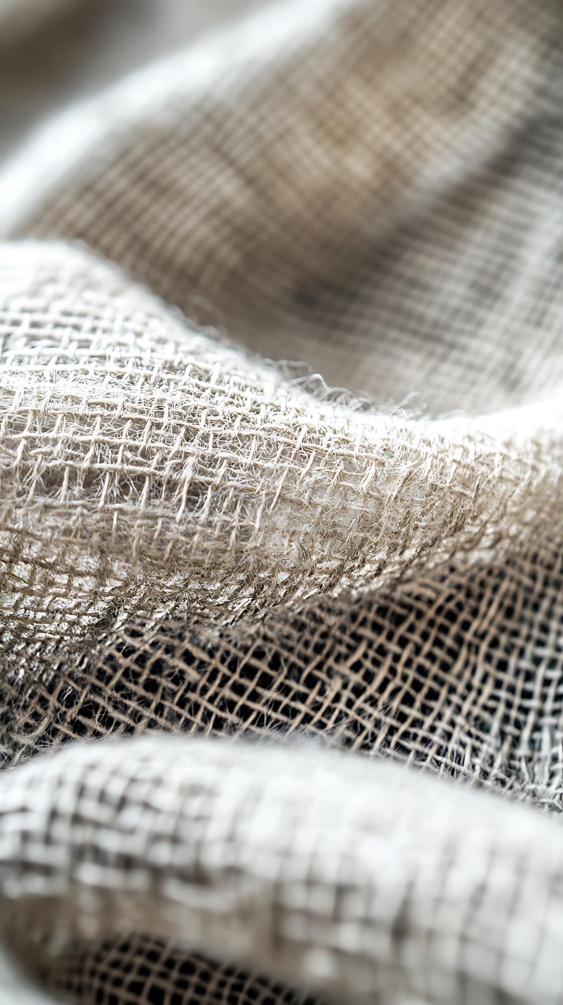 plain linen fabric before embroidery
